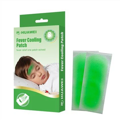 Tambalan gel pendingin untuk ketidaknyamanan demam